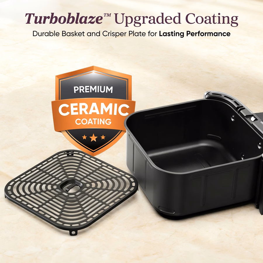 Vzduchová fritéza TurboBlaze™ 6.0 Quart – světle šedá